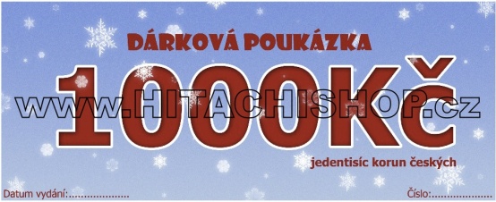 DÁRKOVÝ POUKAZ V HODNOTĚ 1000 KČ