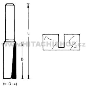 Fréza drážkovací 711456