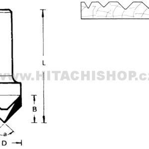 Fréza drážkovací 711676