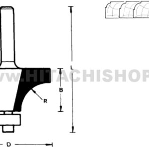 Fréza zaoblovací 711768