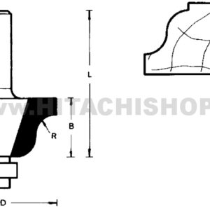 Fréza dvojoblouková 711816