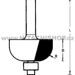Fréza žlábkovací s ložiskem 711836