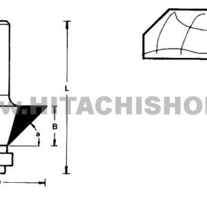 Fréza fazetovací s ložiskem 711876