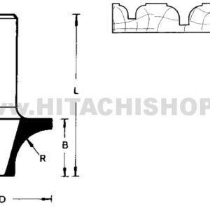 Fréza tvarovací 711988