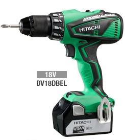 Aku příklepový vrtací šroubovák DV18DBEL 4,0 Ah Li-ion NOVINKA ZAVÁDĚCÍ CENA DO 31.1.2014